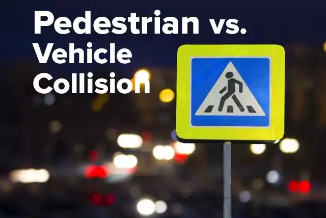Pedestrian Accident Poster.