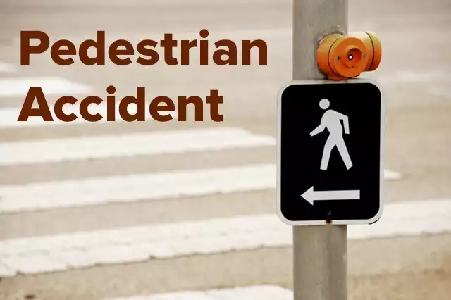 Pedestrian Accident Poster.