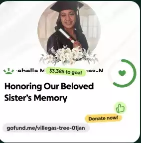 Isabella Marlene Villegas Nevarez gofundme crash