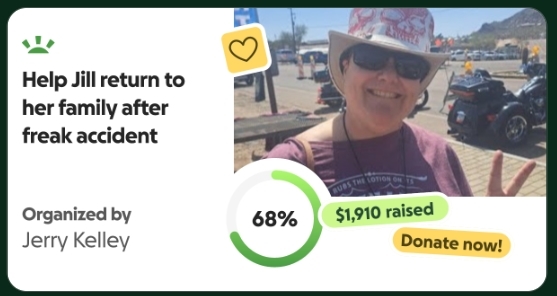 Jill Wallin crash gofundme